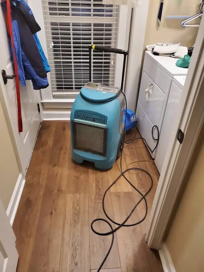 Commercial dehumidifier deployed for Flood Damage Cleanup in Cobleskill